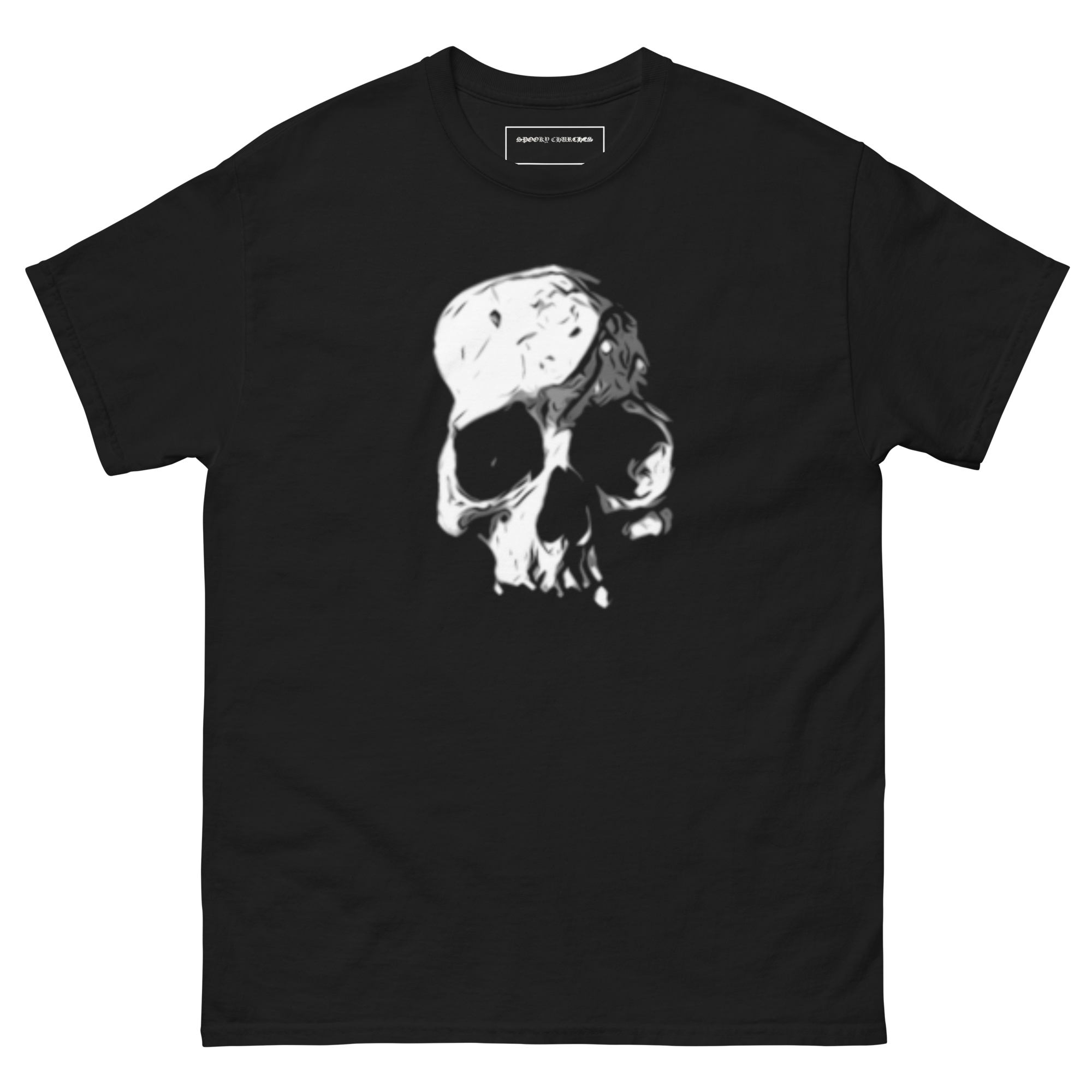 SKULL, SHORT SLEEVE UNISEX T-SHIRT